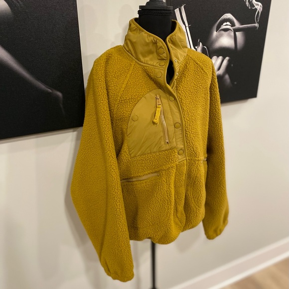 Free People Hit The Slopes Fleece Jacket - Picture 4 of 13